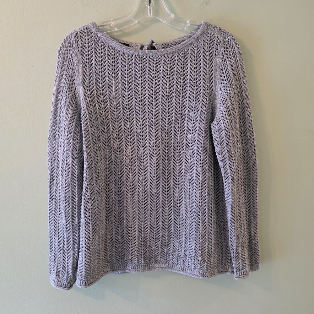 Talbots Metallic Sweater, Size SP, NWT - Picture 2 of 8